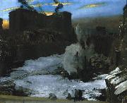 George Wesley Bellows Pennsylvania Station Excavation USA oil painting artist